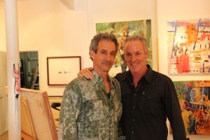 Bruce & Scott Lurie of the Bruce Lurie Gallery first to feature the works of Jean-Michel Basquiat photo by Osiris Munir, ankh entertainment, culver city news